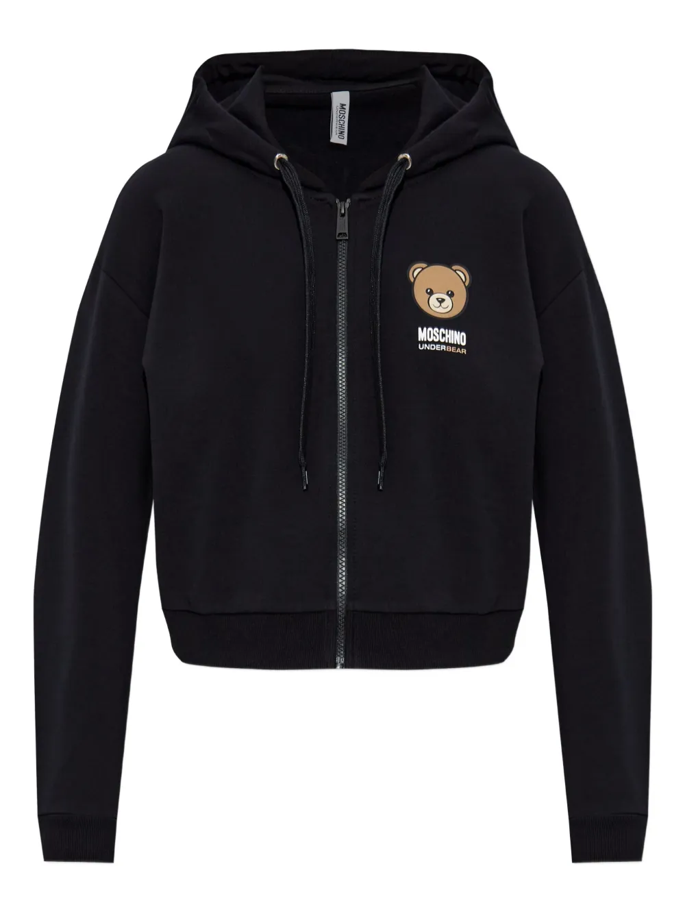 

Свитер на молнии Moschino, черный