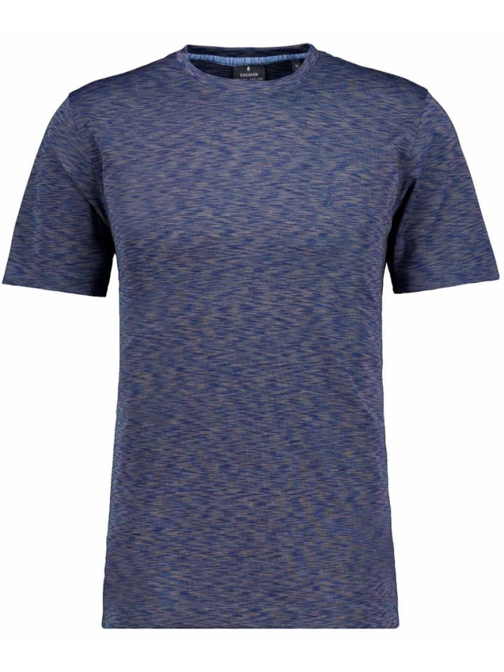 

Ragman Мягкая трикотажная футболка с эффектом космической окраски синего цвета, Синий, Ragman Мягкая трикотажная футболка с эффектом космической окраски синего цвета