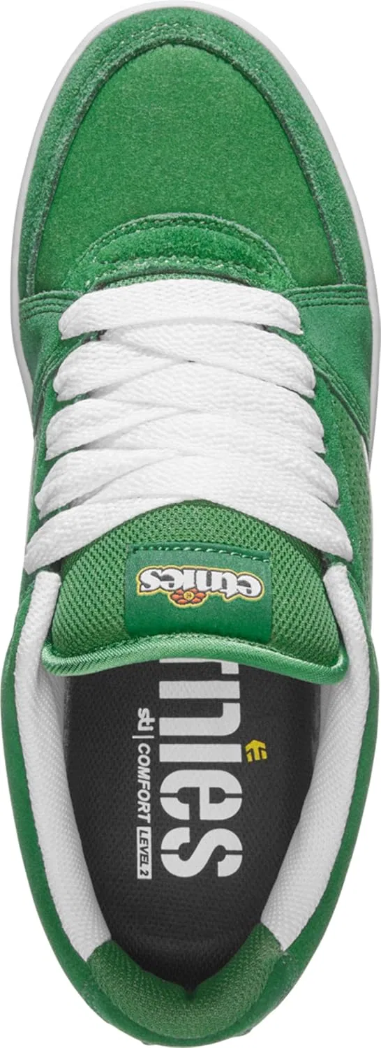 Мужские скейтбордистские кроссовки Etnies MC Rap Lo, Green / White — фото 2