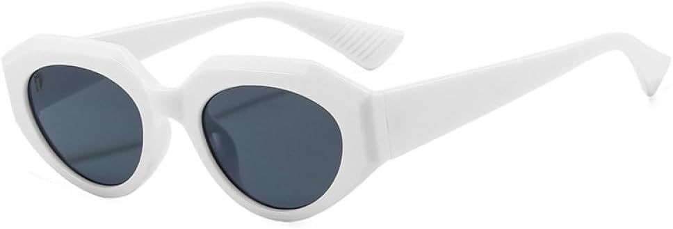 

Модные панк-очки овальной формы для женщин, винтажные очки «кошачий глаз» для мужчин, очки в стиле стимпанк с леопардовым принтом и оранжевым рисунком, очки с защитой от УФ-излучения UV400 WNCKSQ, C2 White-black