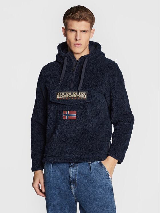 

Флисовая куртка стандартного кроя Napapijri, синий