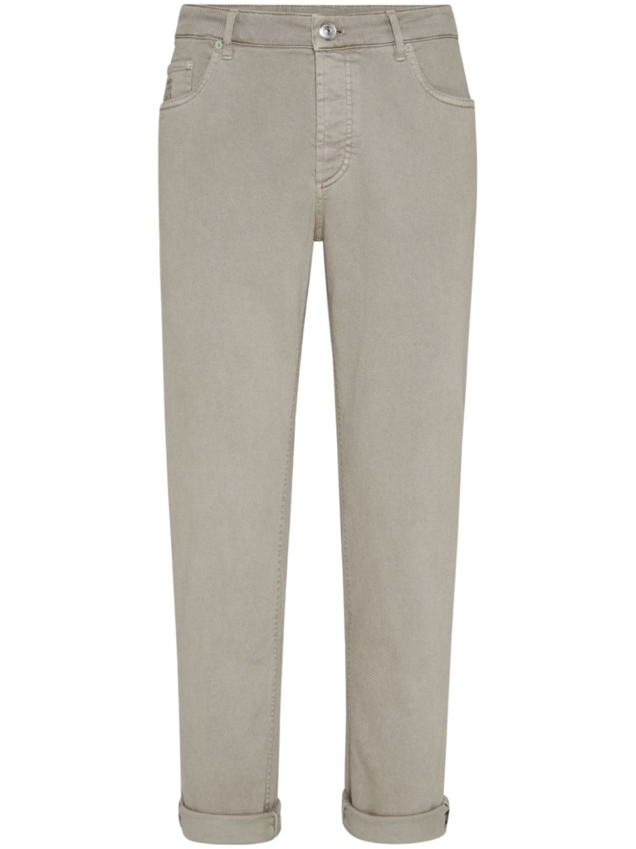 

Brunello Cucinelli прямые джинсы, серый