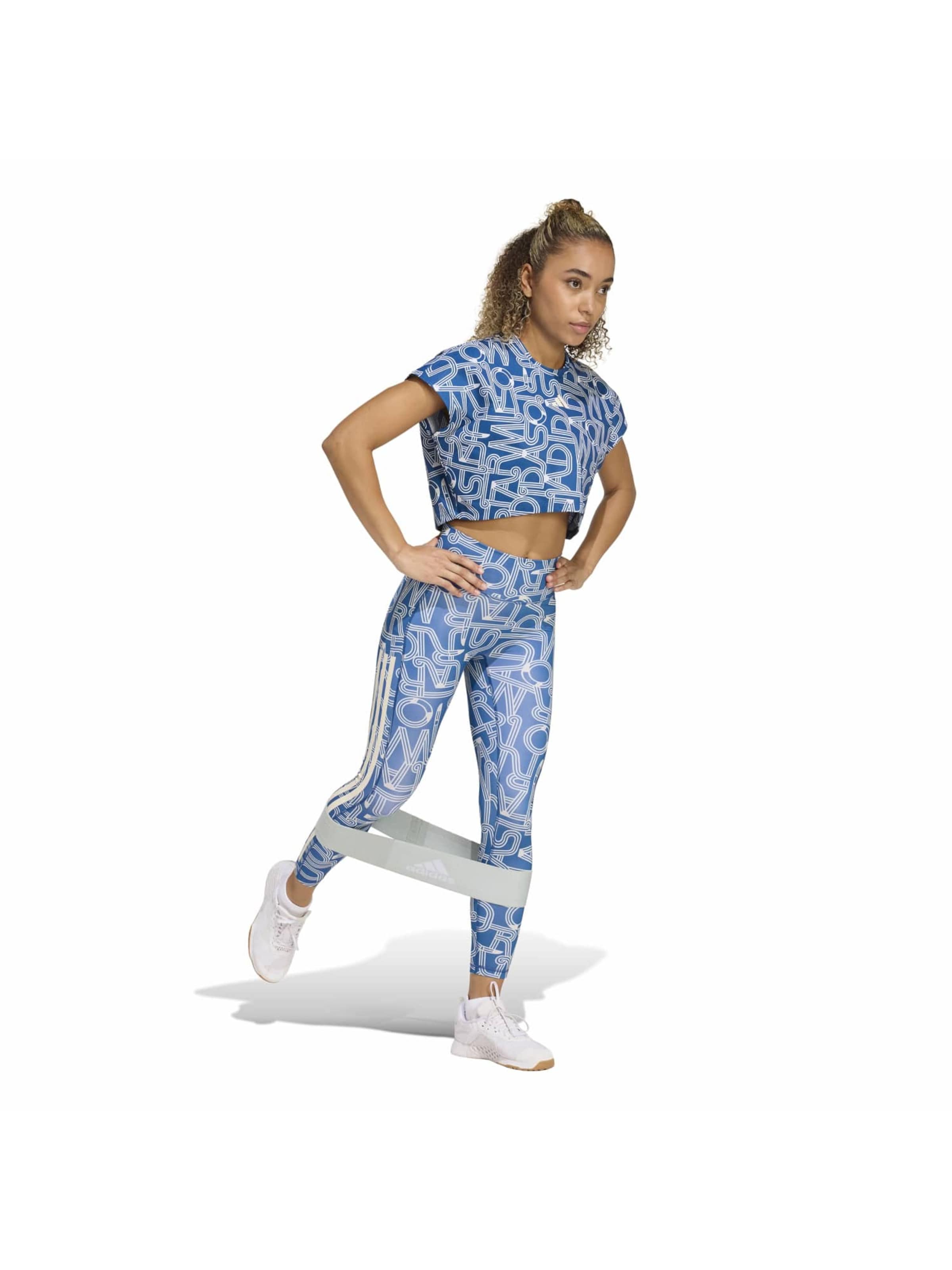 Adidas Performance Футболка Performance 'FARM' в синем цвете — фото 3