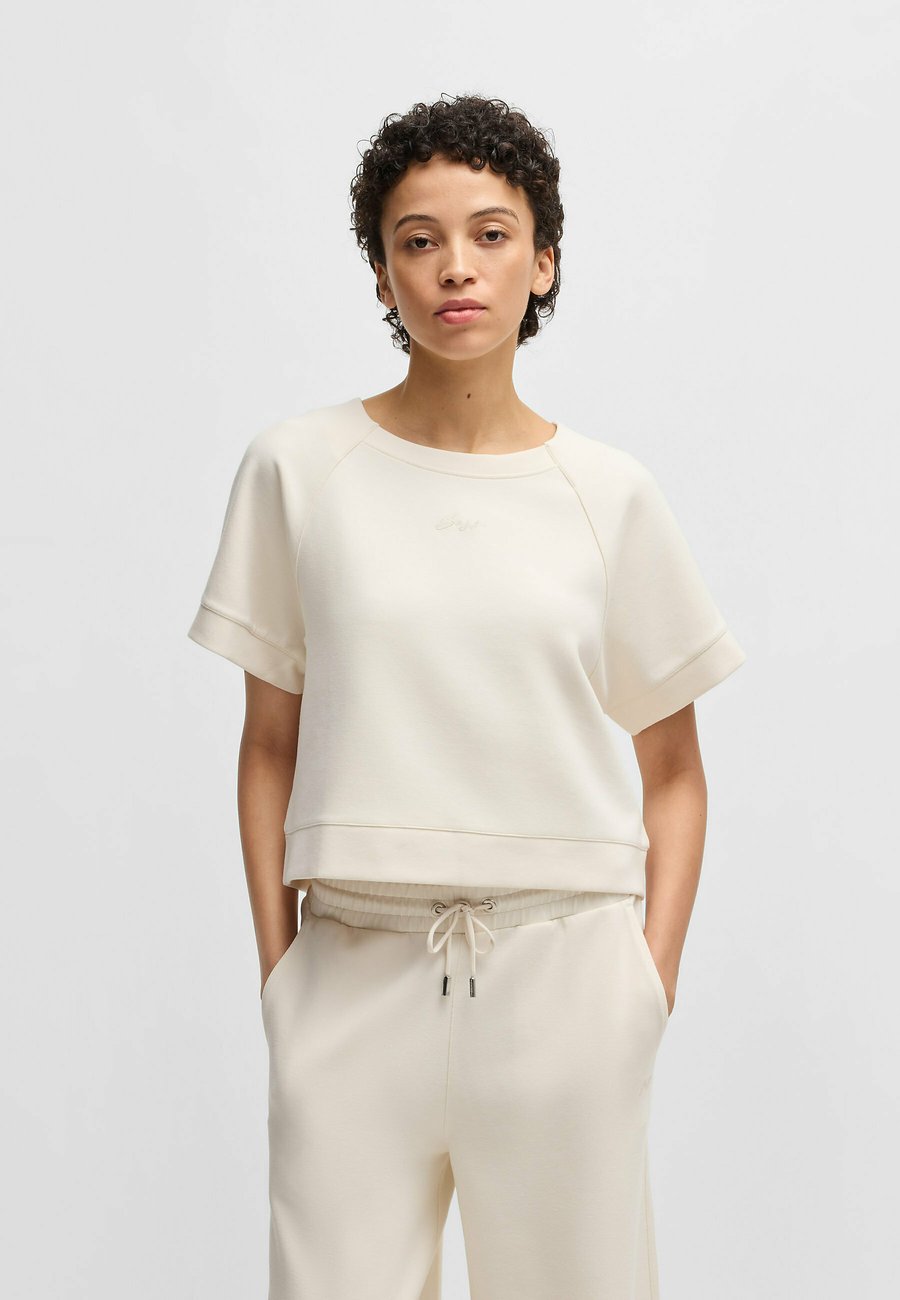 

Футболка BOSS Basic T-shirt, Natural Eighteen/White, Белый, Футболка BOSS Basic T-shirt, Natural Eighteen/White