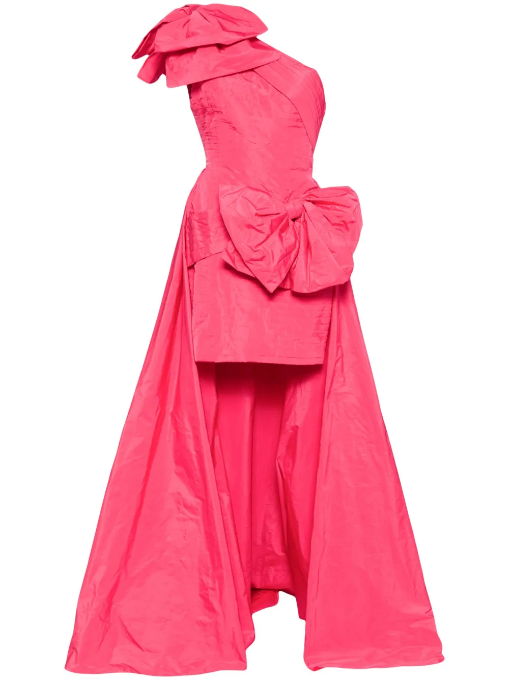 

Короткое платье из тафты Elie Saab, розовый