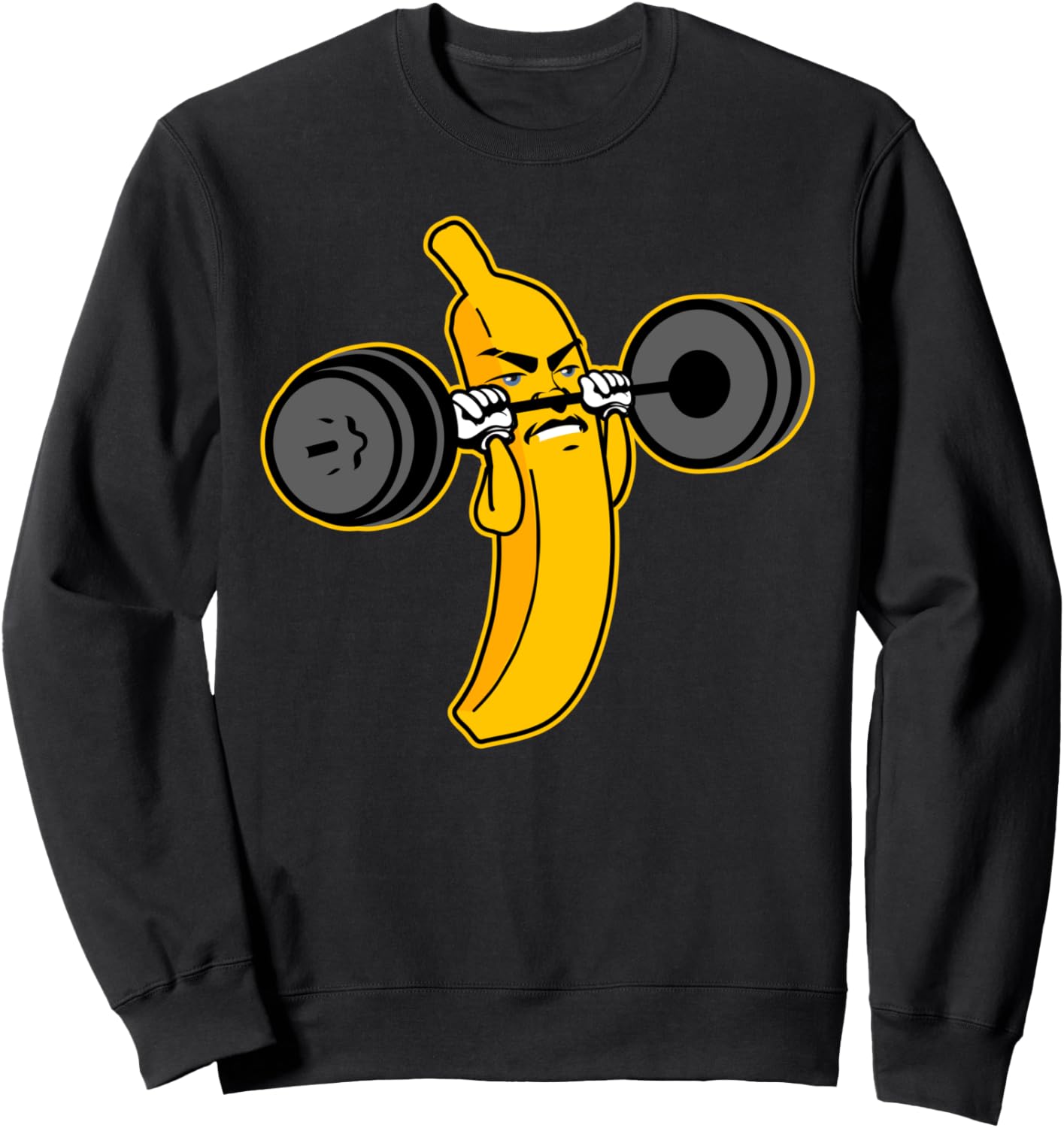 

Забавная толстовка с изображением банана для тренировок в спортзале Funny Fitness Funny Fitness, черный