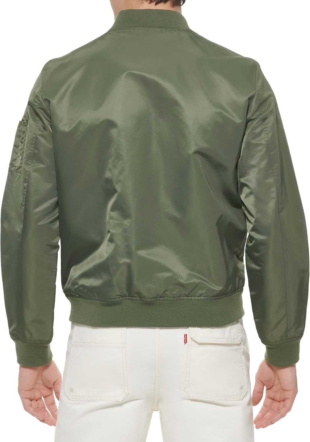 Легкая мужская куртка-бомбер Levi's MA-1 Flight на молнии, Thyme Ma-1 Unfilled — фото 2