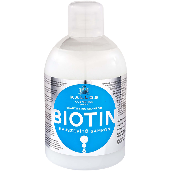 

Шампунь для красоты волос, 1000 мл Kallos Biotin