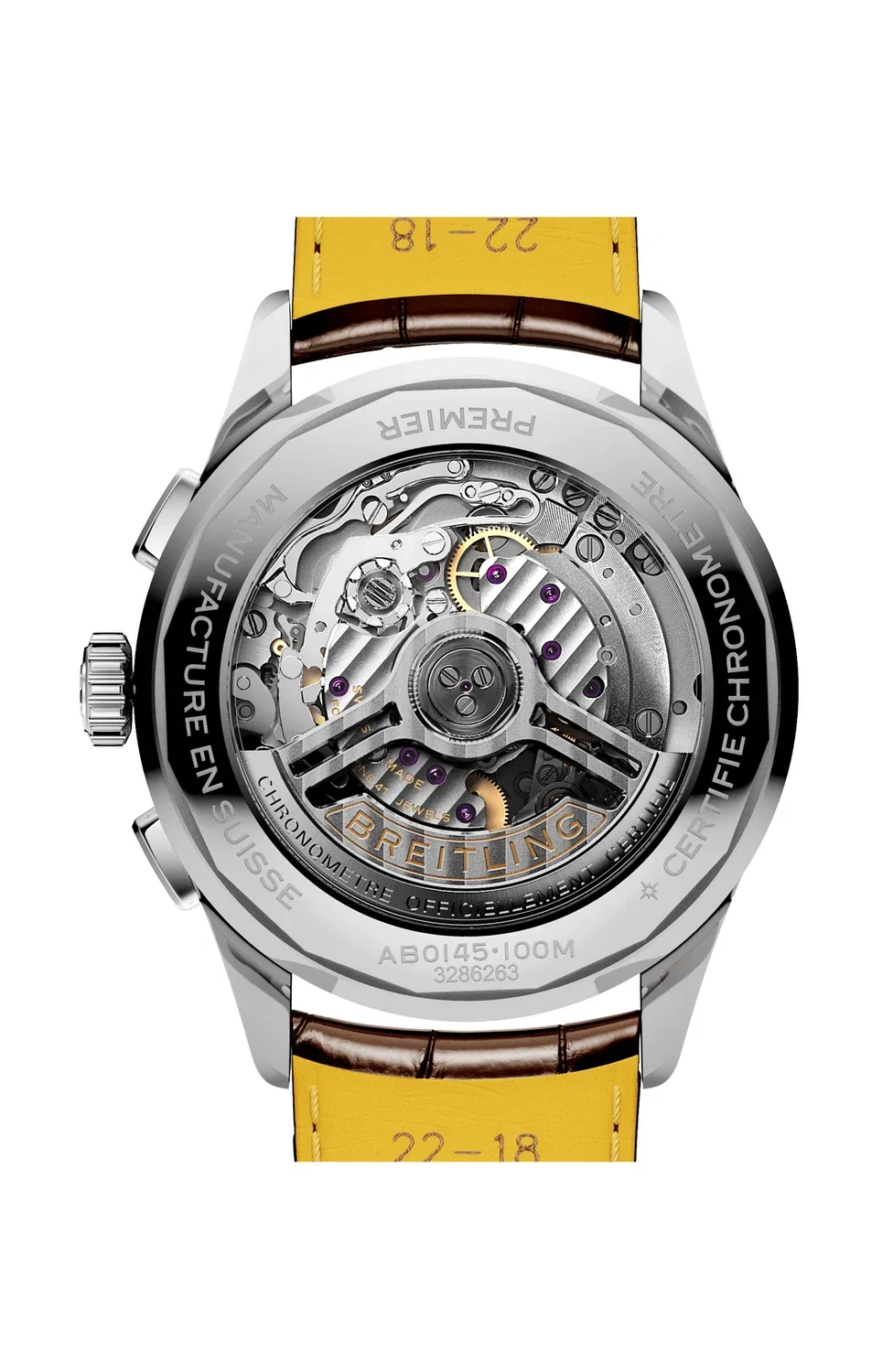 ПРЕМЬЕРА B01 ХРОНОГРАФ 42 - AB0145331K1P1 BREITLING, черный — фото 2