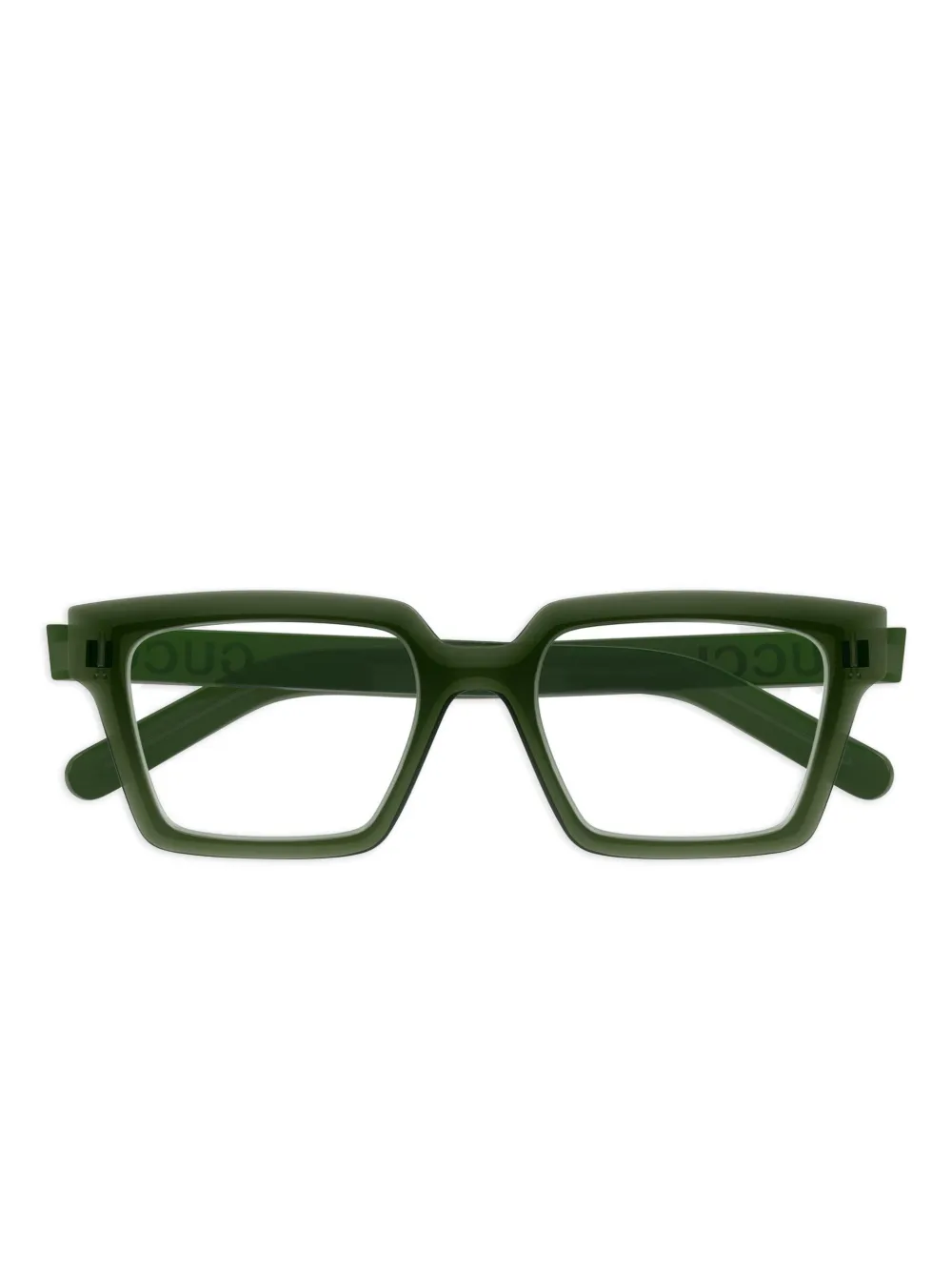 

Очки в квадратной оправе Gucci Eyewear, зеленый