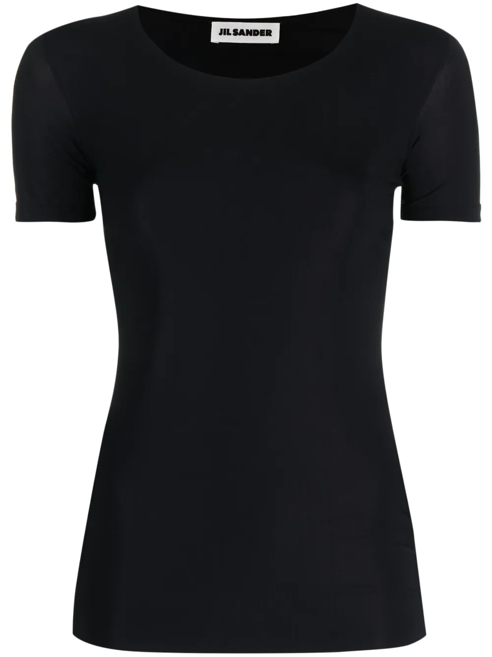 

Футболка с круглым вырезом JIL SANDER, черный