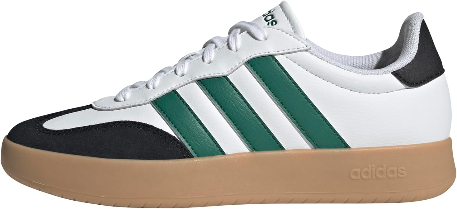

Мужские модные кроссовки Adidas Barreda, белый/черный/зеленый