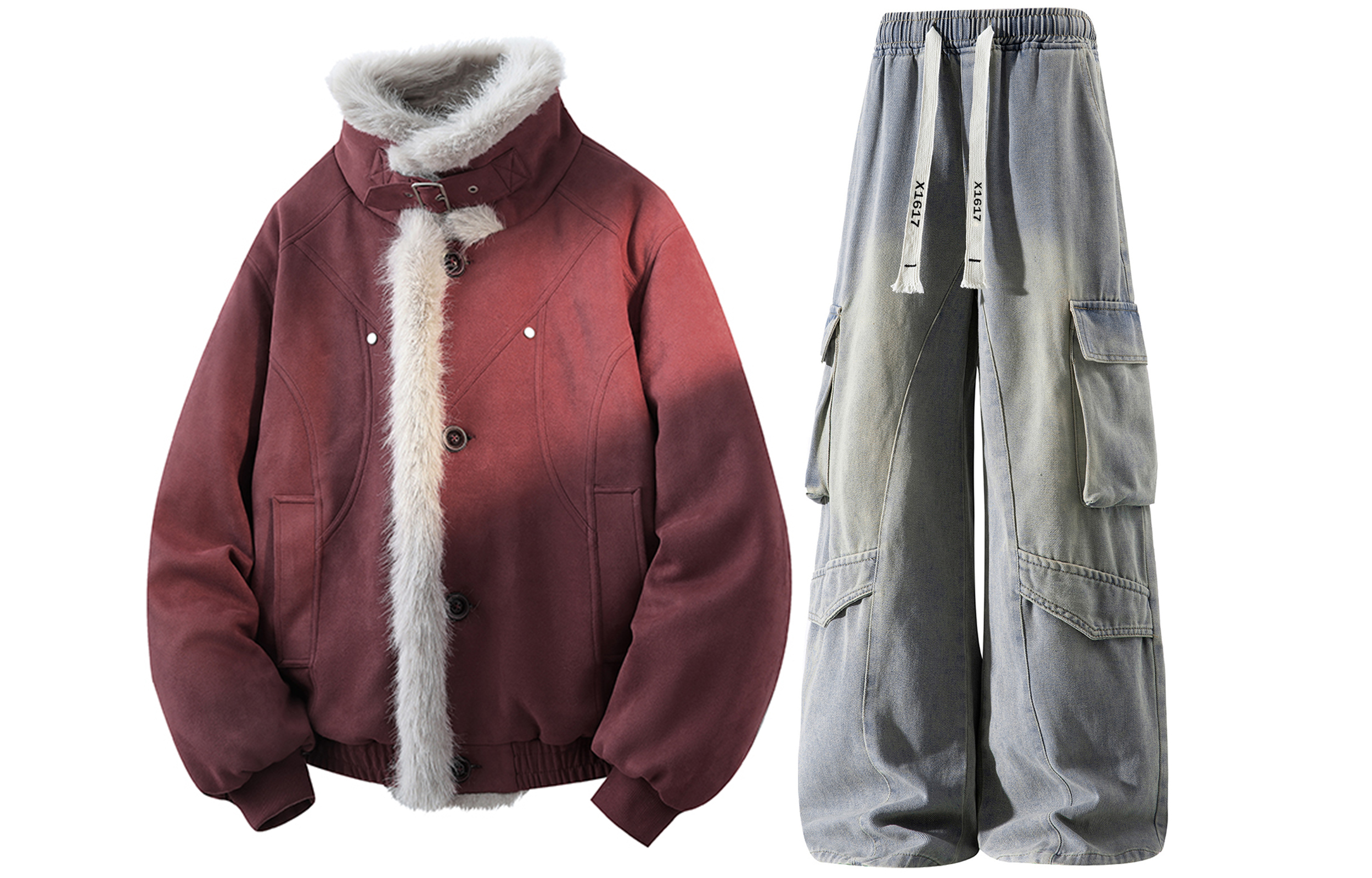 

Повседневный худи Unisex Casual Sportswear X1617, красный mountain hawk jacket+желтый mud jeans