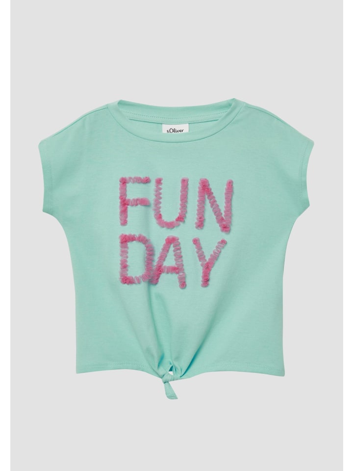 

Футболка цвета 6115_светло-бирюзовый s.Oliver, Зеленый, Футболка цвета 6115_светло-бирюзовый s.Oliver