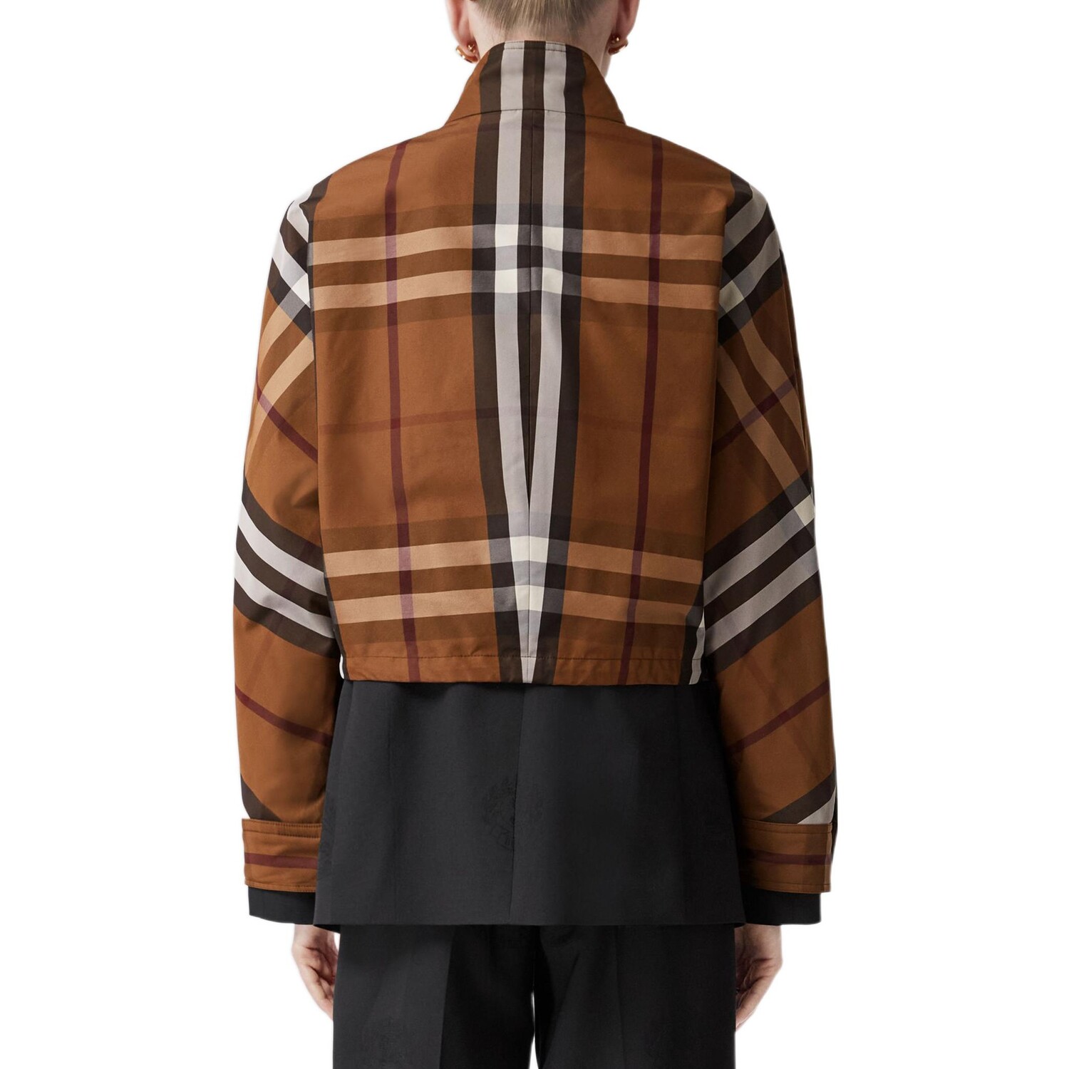 Пальто Burberry Женское Укороченное, цвет Brown — фото 4