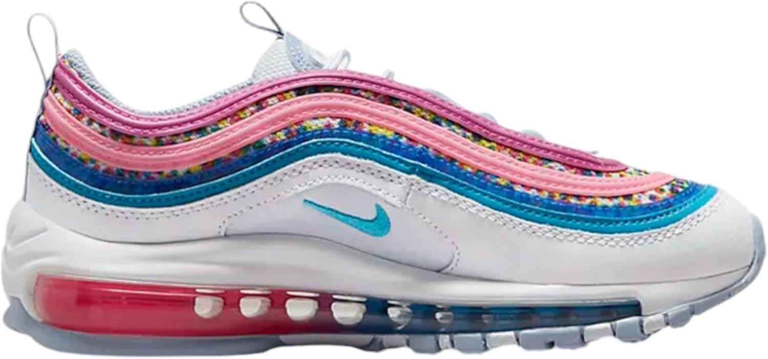 Мужские кроссовки для бега Nike Air Max 97 (GS) Competition, белый/синий — фото 3