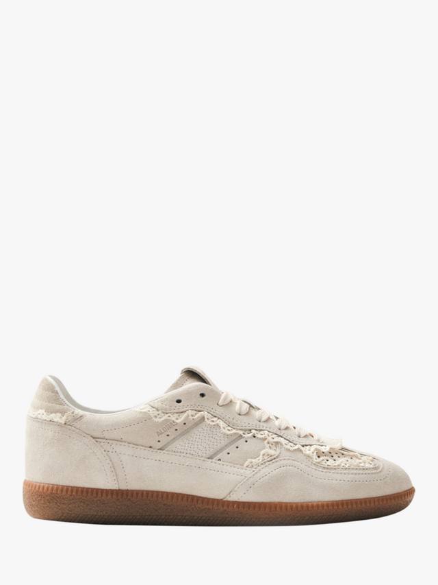 TB.490 кроссовки из замши с элементами вязки ALOHAS, Cream