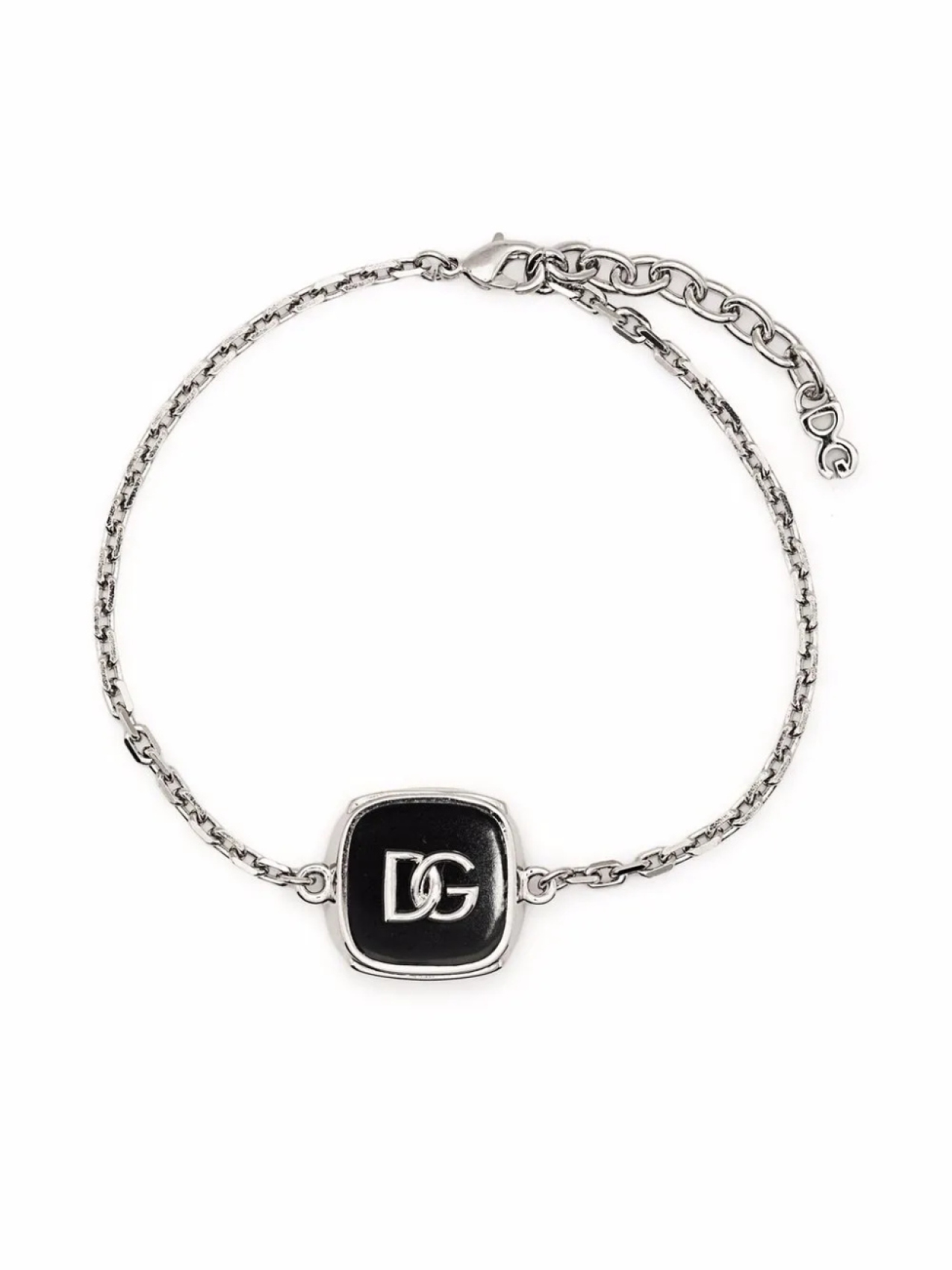 

Dolce & Gabbana браслет с логотипом, серебряный