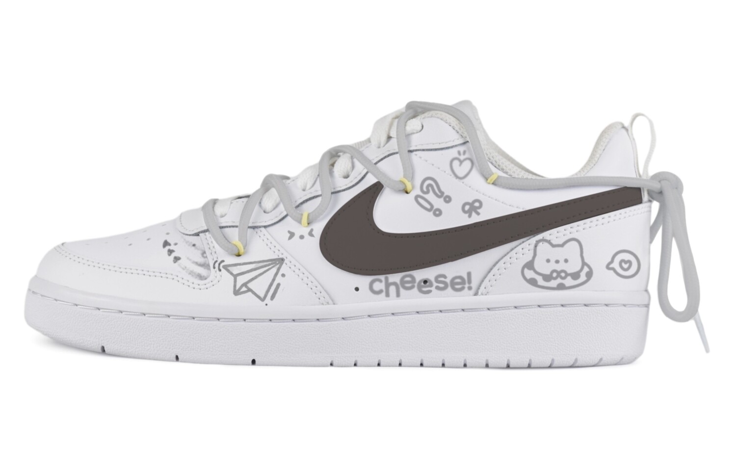 

Кроссовки для скейтбординга Court Borough женские, низкие, белые/коричневые Nike, Коричневый, Кроссовки для скейтбординга Court Borough женские, низкие, белые/коричневые Nike