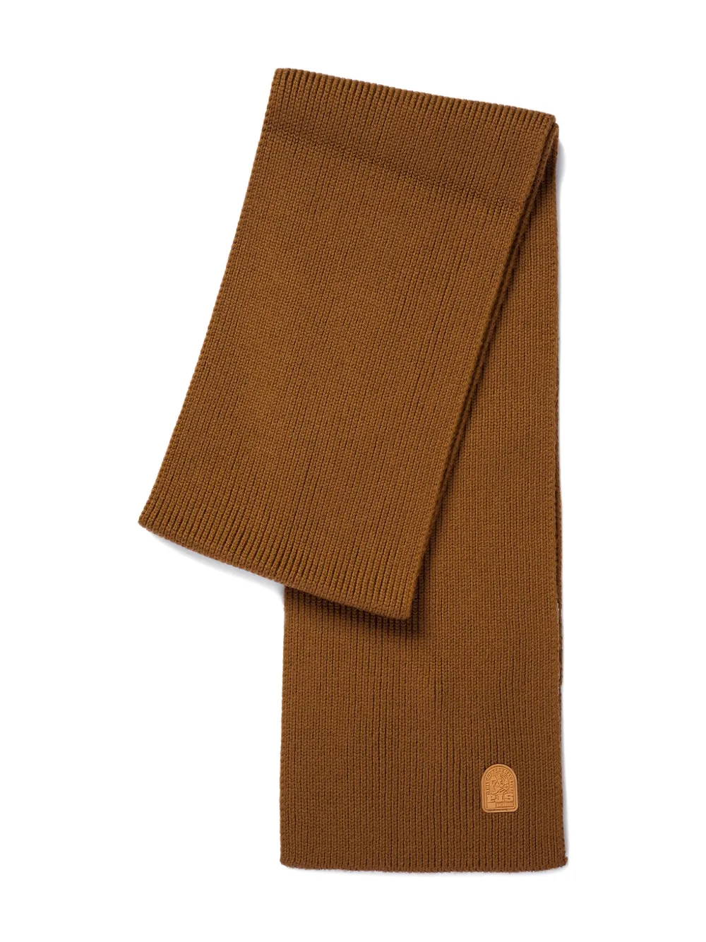 

Шарф из шерсти мериноса с логотипом Parajumpers, коричневый