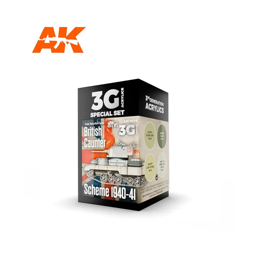 

Британская схема Каунтера 1940-41 гг., 3rd Gen Acrylic Paint Sets