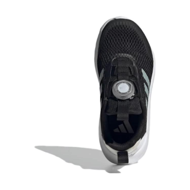 ActiveFlex BOA 3.0 низкие детские кроссовки для бега черно-зеленые Kids' Adidas, стиль 1 Черный/Льняной Зеленый/Белый — фото 2