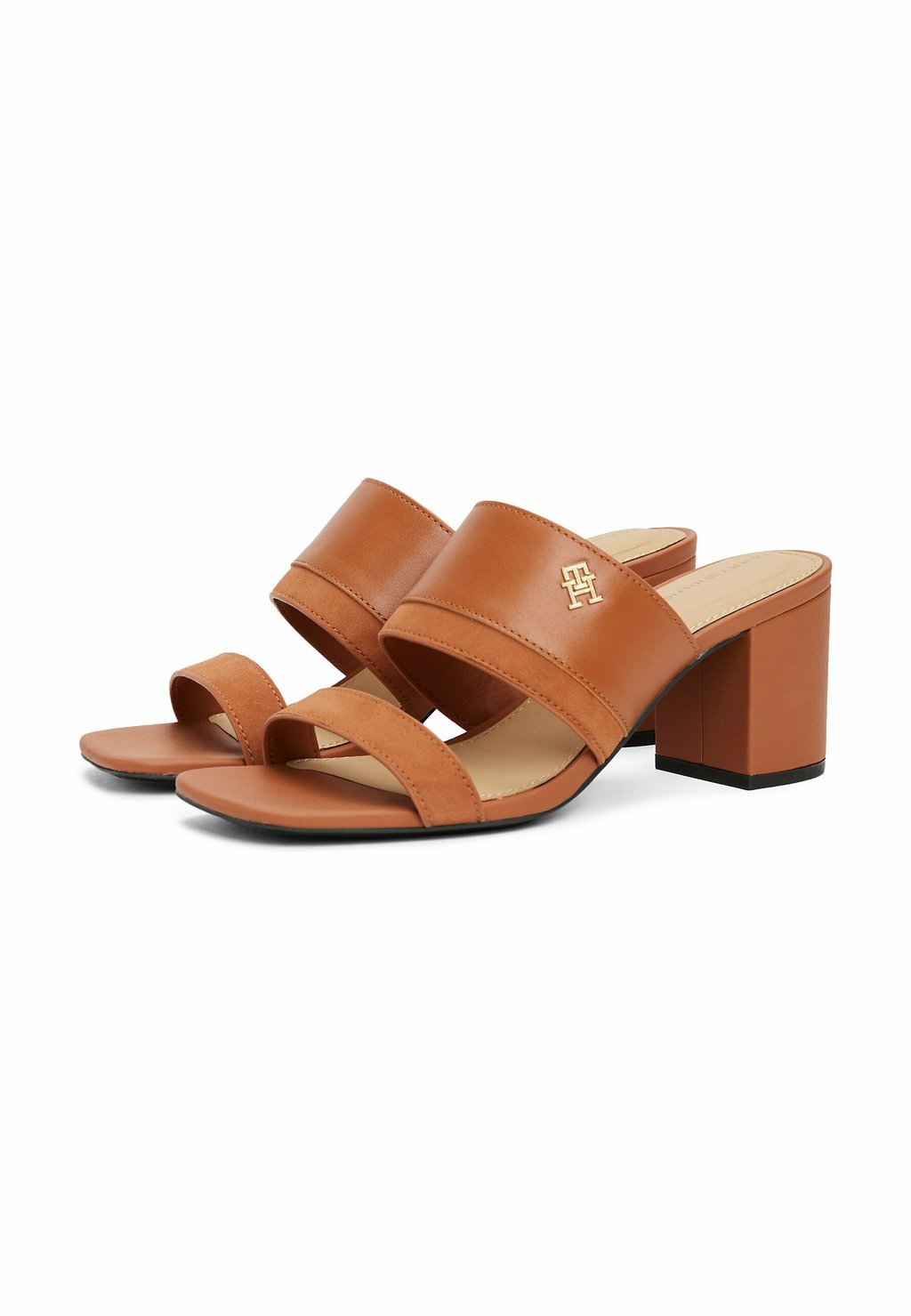 Мюли на каблуке BLOCK HEEL Tommy Hilfiger, светло-коричневый — фото 2