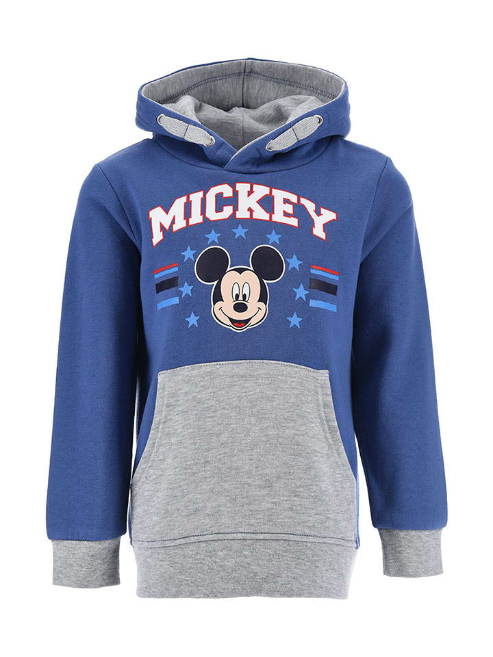

Толстовка с капюшоном Disney Mickey Mouse, синий/серый