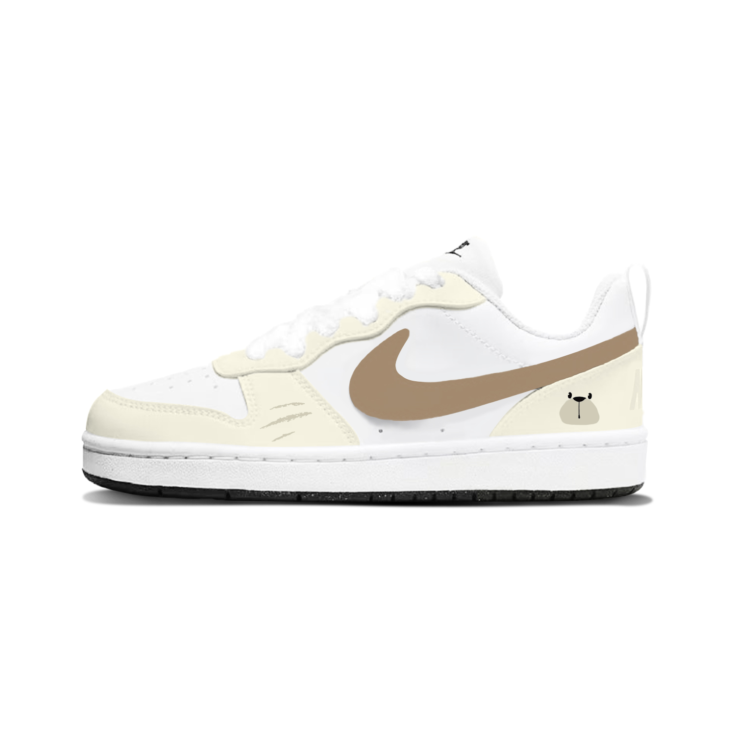 

Детские скейтерские кеды Court Borough Nike, коричневый