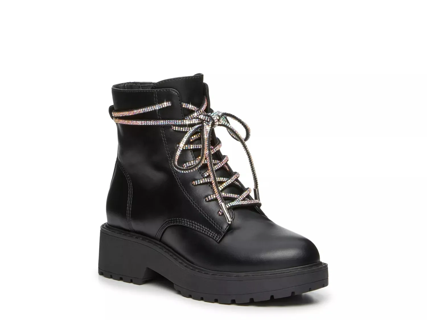 

Ботинки Steve Madden Turn Up Bootie - детские, черные