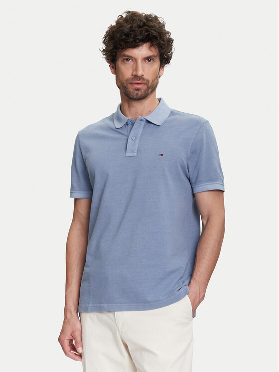 

Рубашка поло стандартный крой MW0MW34757 Tommy Hilfiger, синий