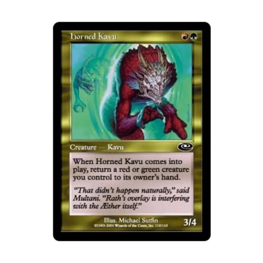 

CCG Рогатый Каву (К), MTG - Planeshift