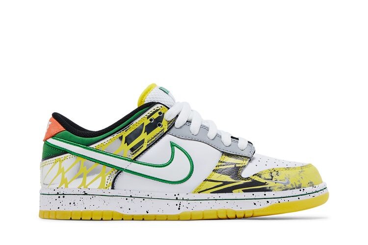 

Кроссовки Nike Dunk Low What the Duck - University of Oregon AwayPE, разноцветный, Серый, Кроссовки Nike Dunk Low What the Duck - University of Oregon AwayPE, разноцветный