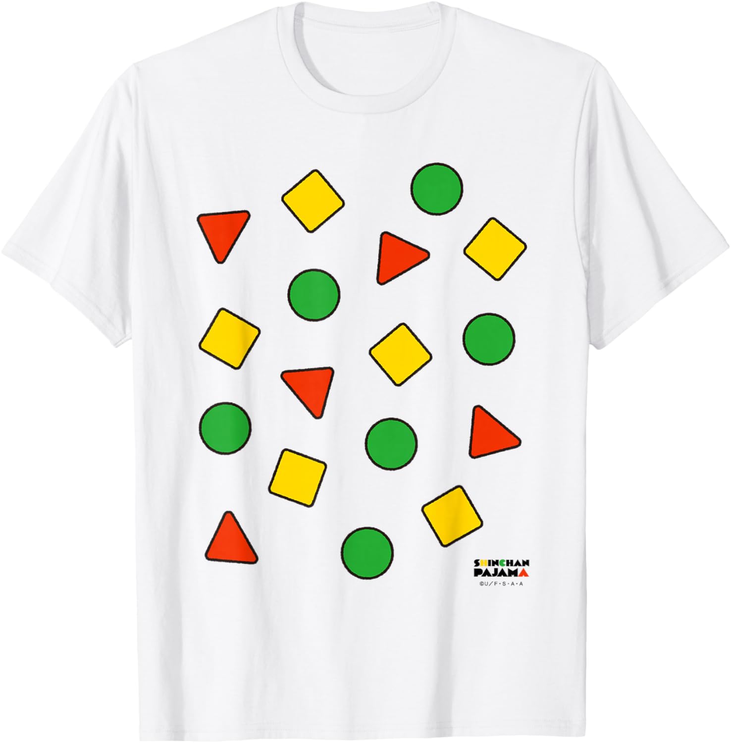 

Пижамная футболка с изображением Крейона Шин-чана Crayon Shinchan, белый