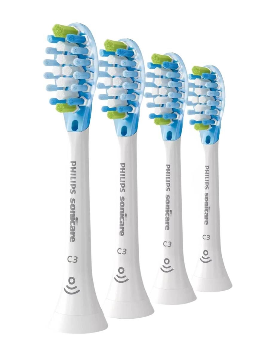 

Насадки для звуковой зубной щетки Philips Sonicare C3 Premium Plaque Defence HX9044/17, 4 шт