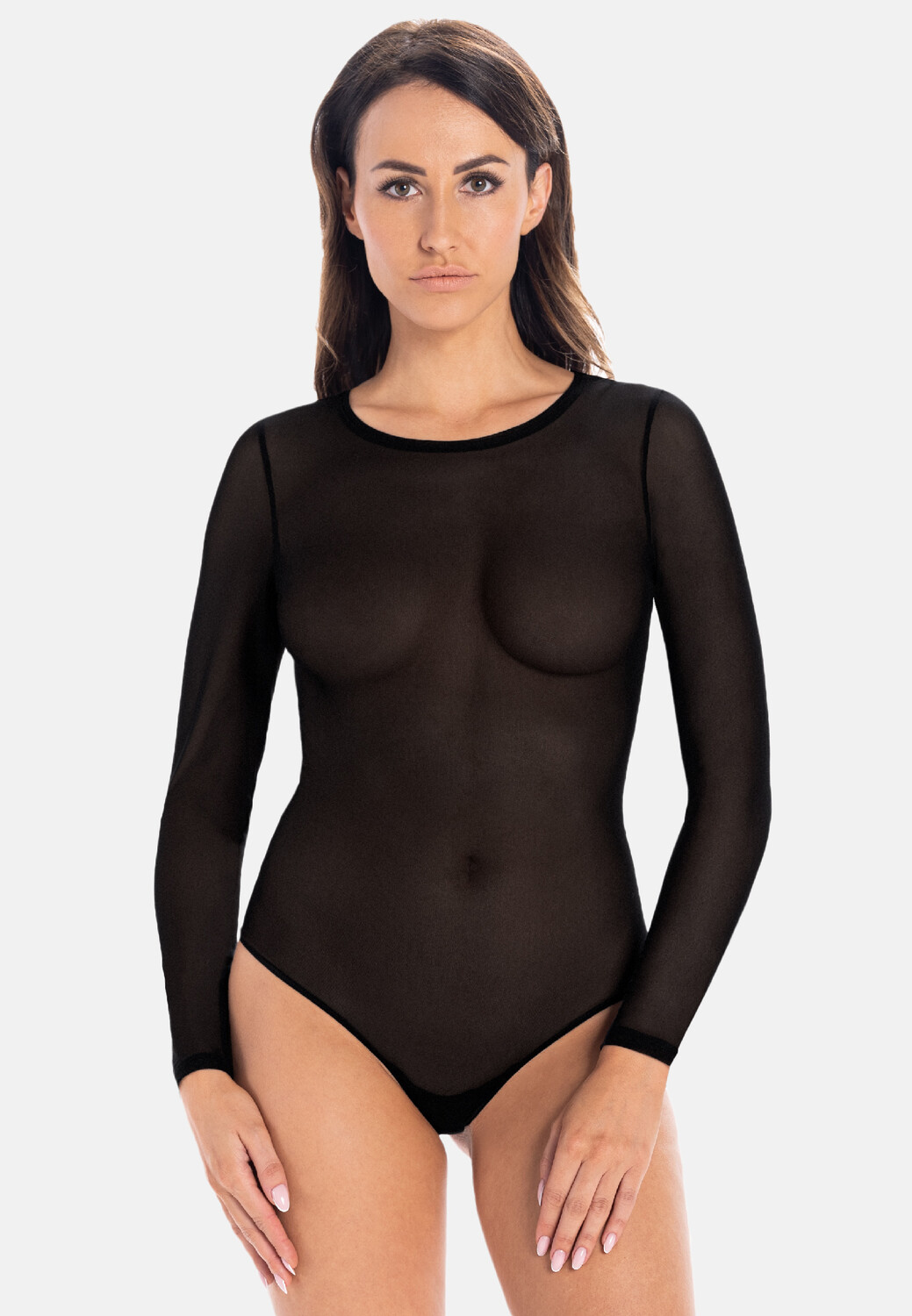 

Боди Teyli Langärmeliger Mesh suit für Frauen Sophie, черный