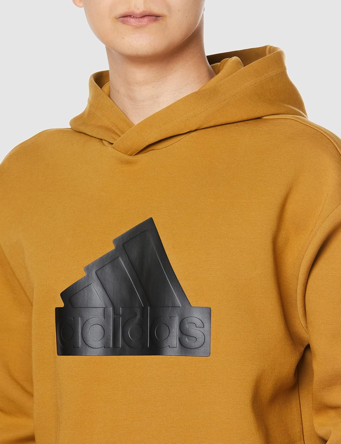 Мужская толстовка Adidas ECT63 Future Icon Badge of Sports, бронзовый — фото 2