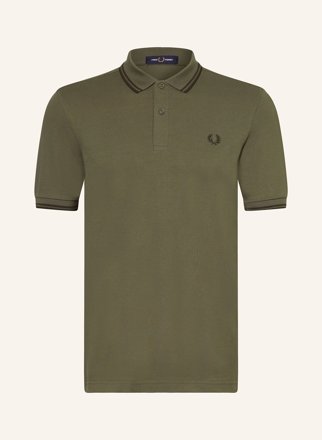 

Рубашка-поло из пике FRED PERRY, хаки