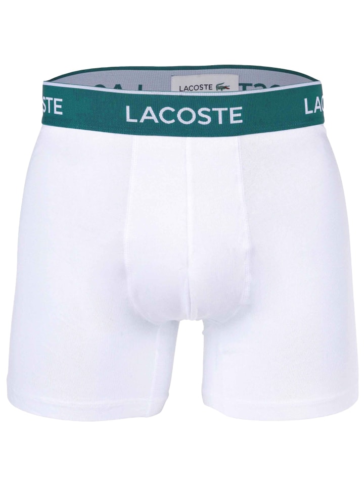 Lacoste Боксерские шорты, комплект из 6 штук, черно-бело-серые — фото 3
