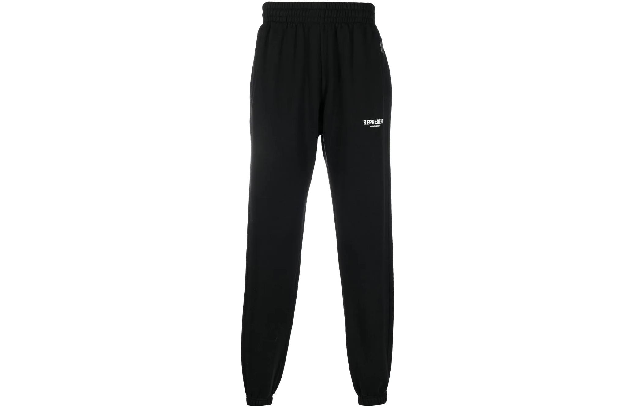 

Брюки облегающего кроя с принтом логотипа REPRESENT, черные