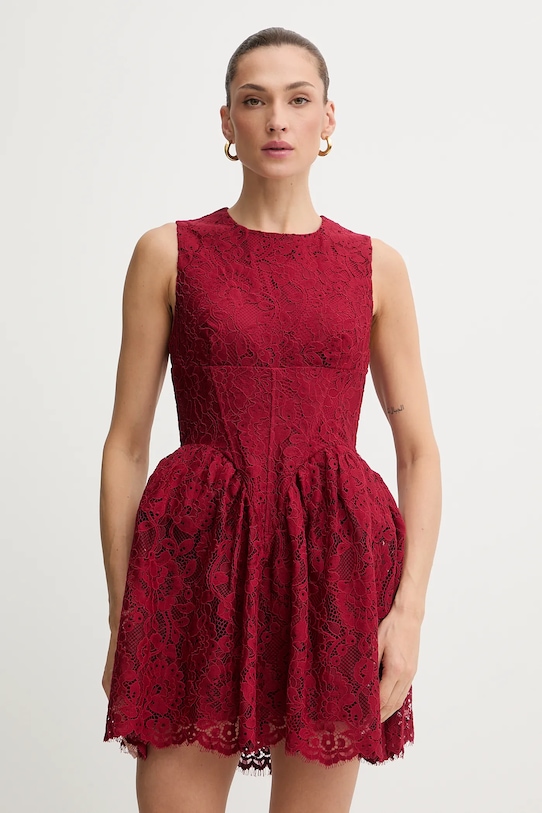 

Платье Bardot, бордовый