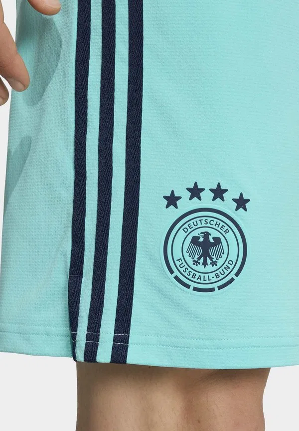 Adidas performance germany 26 away shorts спортивные шорты Adidas Performance, Flash Aqua — фото 4