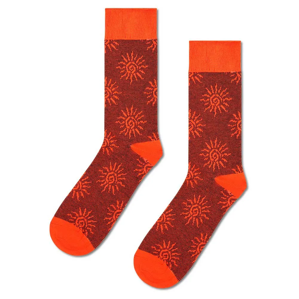 

Носки Happy Sun jacquard crew, оранжевый