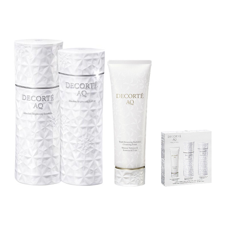 

Набор для ухода за кожей AQ Revitalizing And Firming Moisturizing Skincare Sets Brightening Cleaning DECORTE, cleansing cream 125g+lotion 200ml+toner 200ml