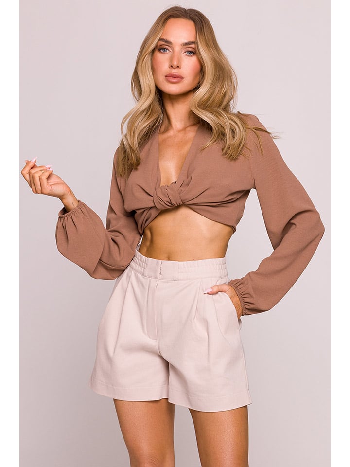 

Made of emotion Бежевые шорты