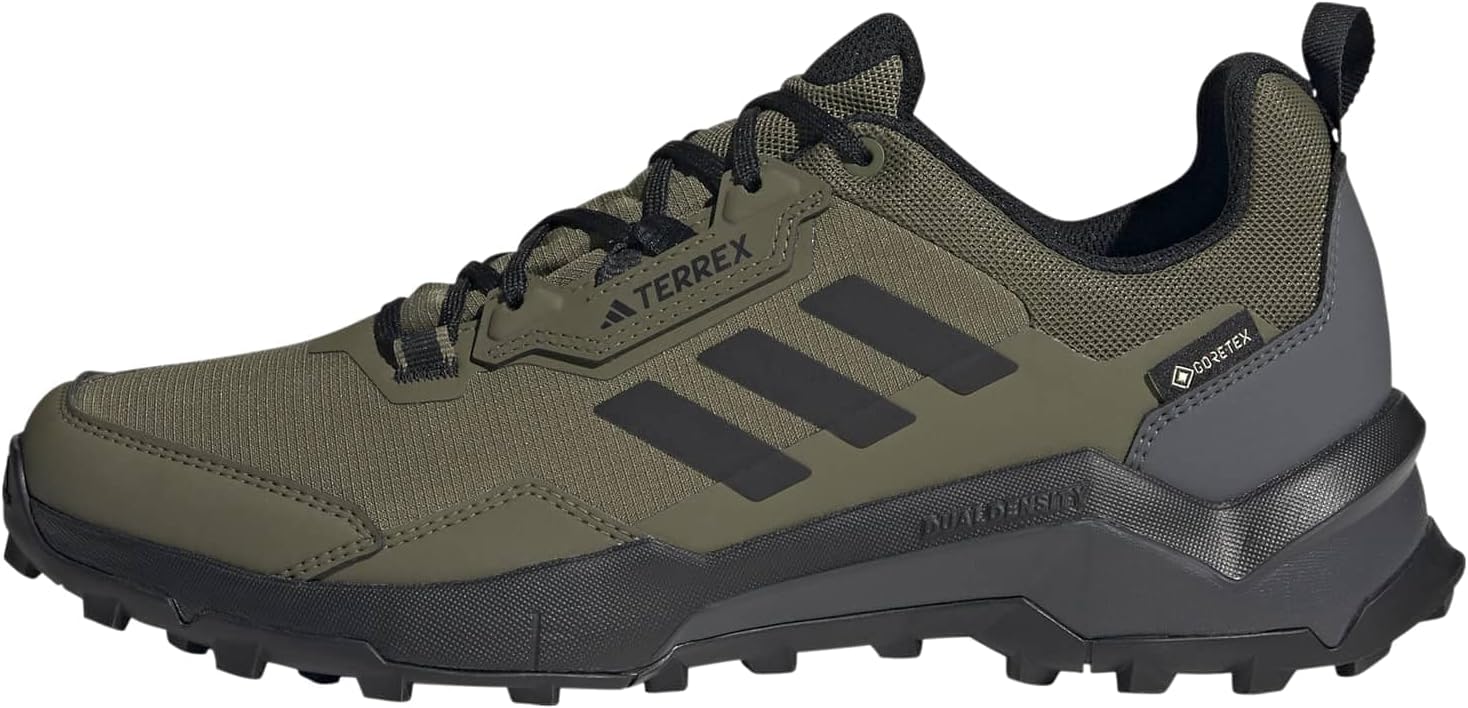 

Мужские походные кроссовки Adidas Terrex Ax4 с мембраной Gore-tex, черный/серый/оливковый