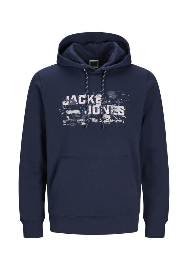 

Толстовка с капюшоном для активного отдыха Jack & Jones, синий
