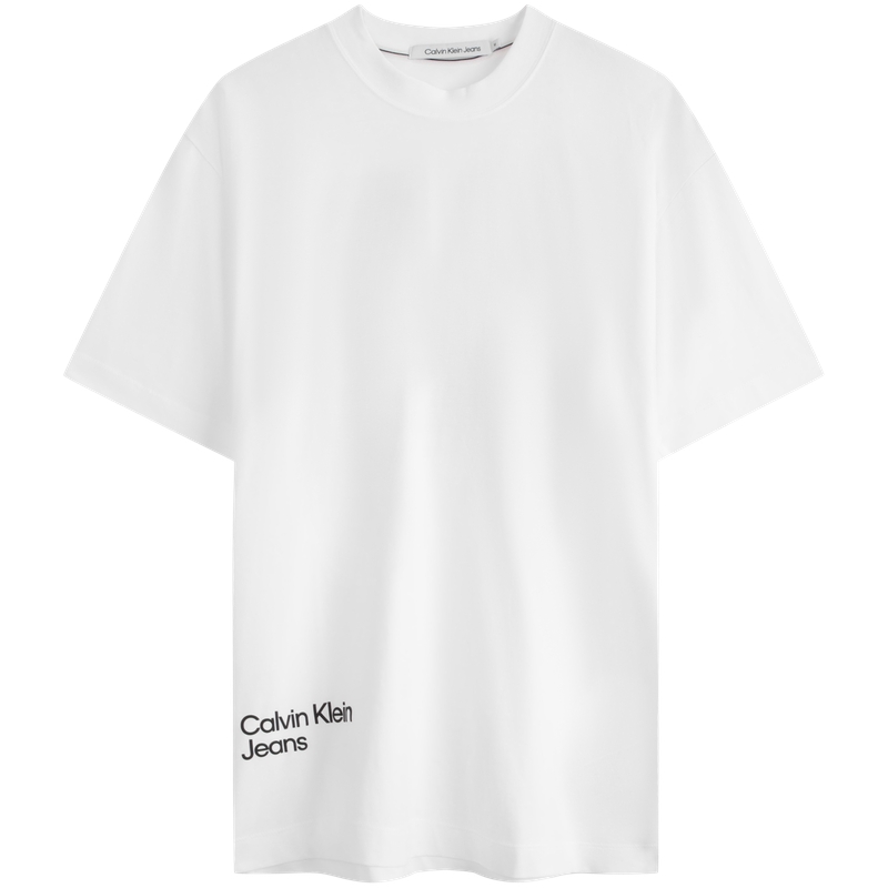 Футболка CALVIN KLEIN мужская лунный белый, YAF-Moon White — фото 2