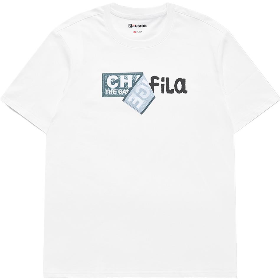 

FILA FUSION Футболка мужская стандартная белая, Белый, FILA FUSION Футболка мужская стандартная белая