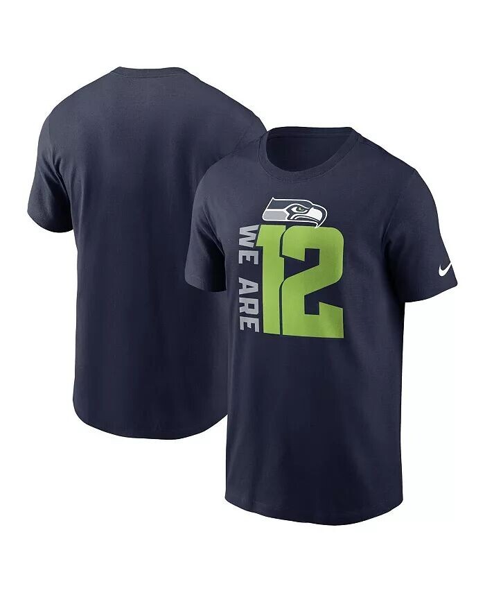

Мужская темно-синяя футболка Seattle Seahawks Local Essential Nike, синий